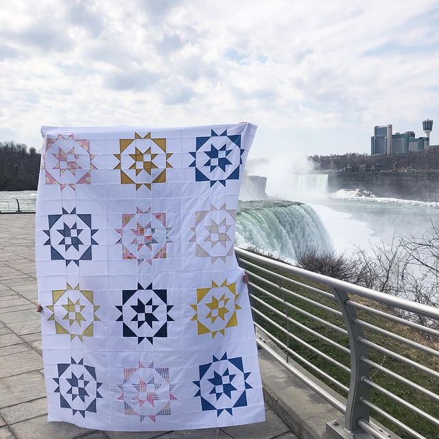 Folk Sun Quilt at Niagara Falls